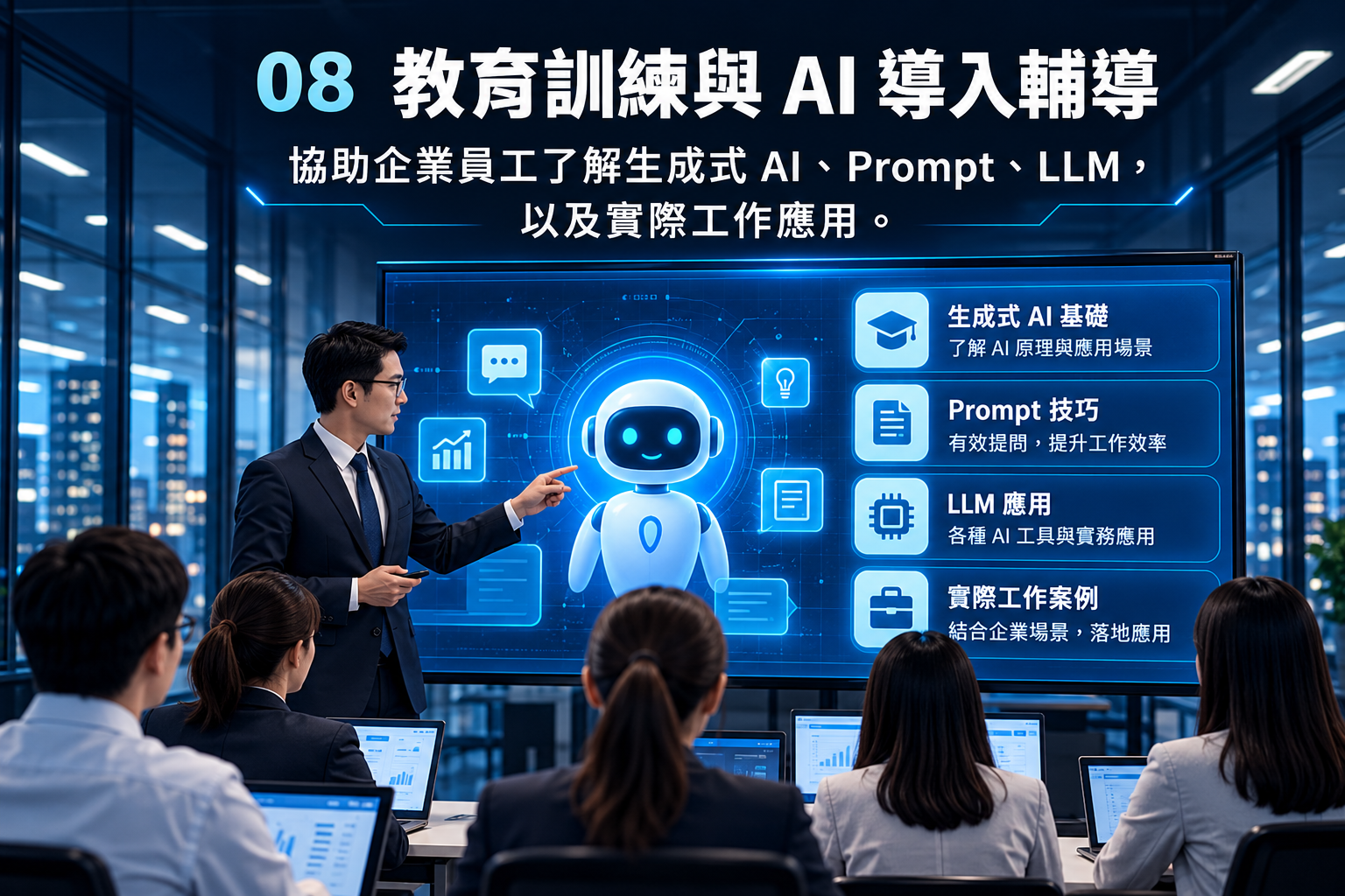 教育訓練與 AI 導入輔導